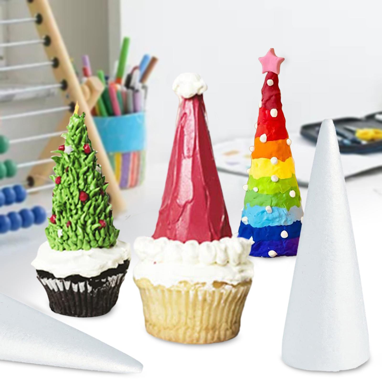 Art Craft For Christmas - 30Pcs Foam Cones for Crafts Foam