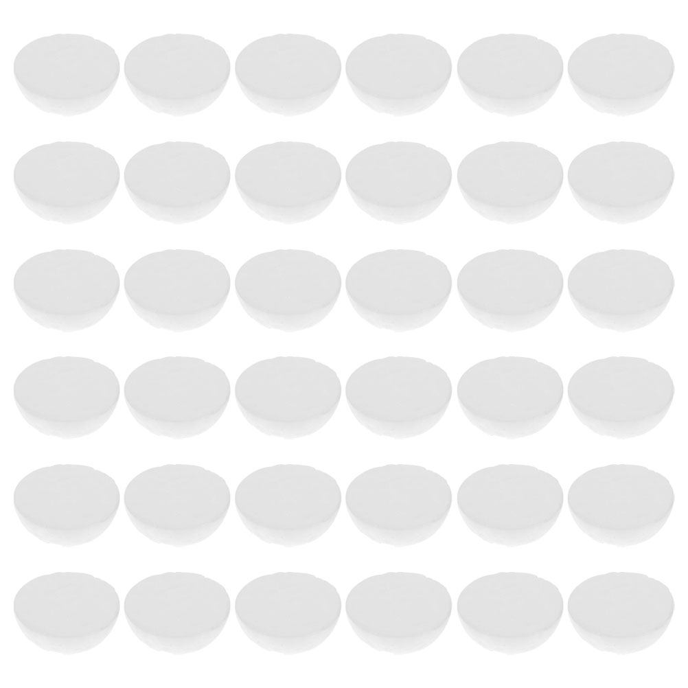 Art Craft For Christmas - 100Pcs White Foam Half Spheres Polystyrene