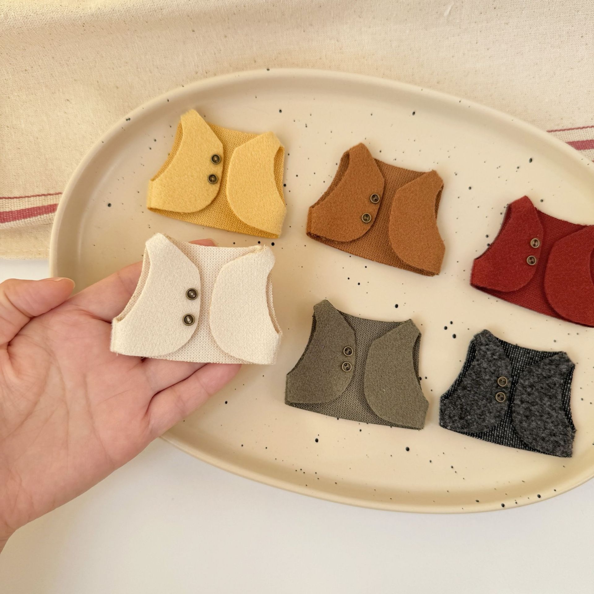 Art Craft Handmade - Handmade 10cm Doll Clothes Vintage Wool