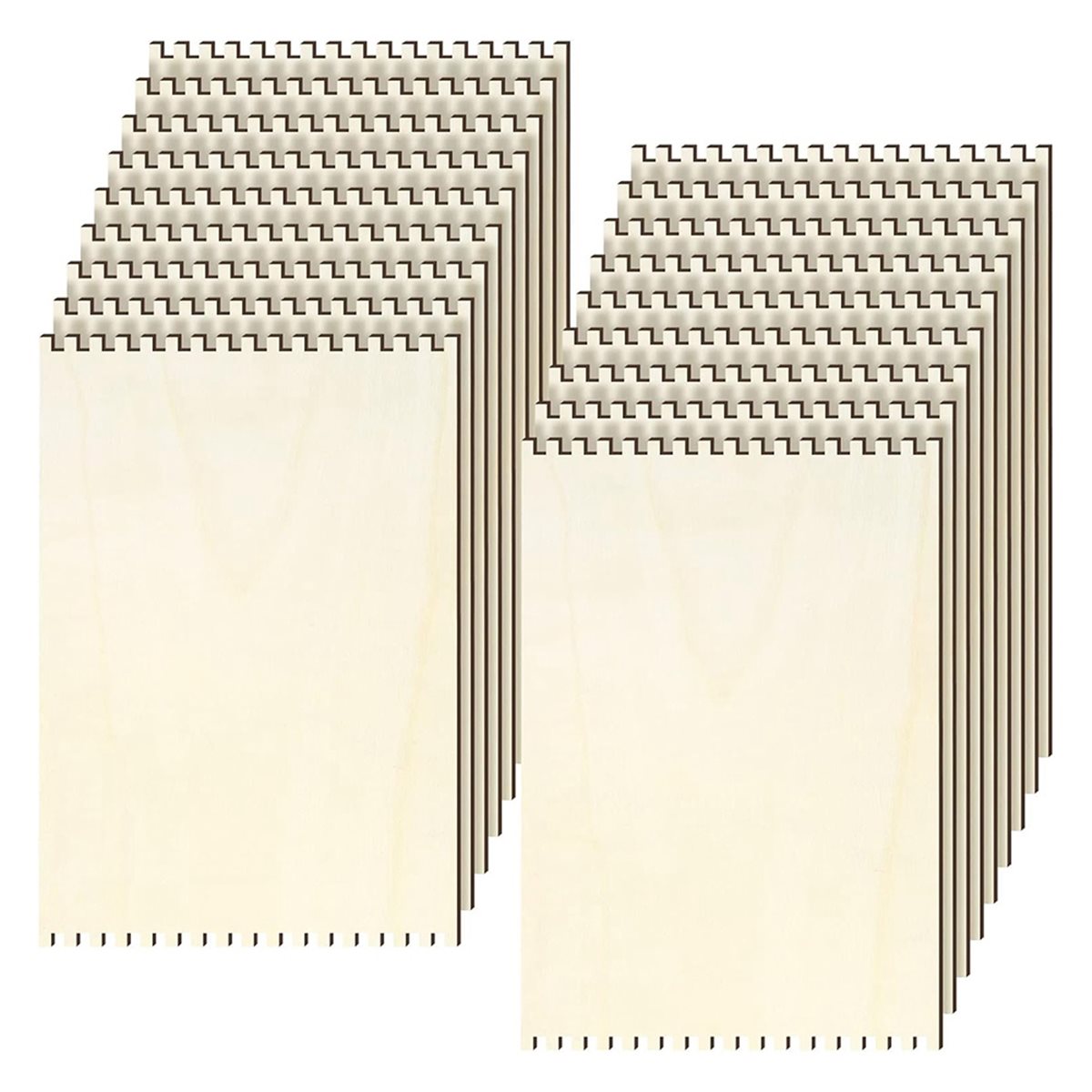 18 Pcs Beginners Wooden Notche - Art Craft Activity 评论和价格