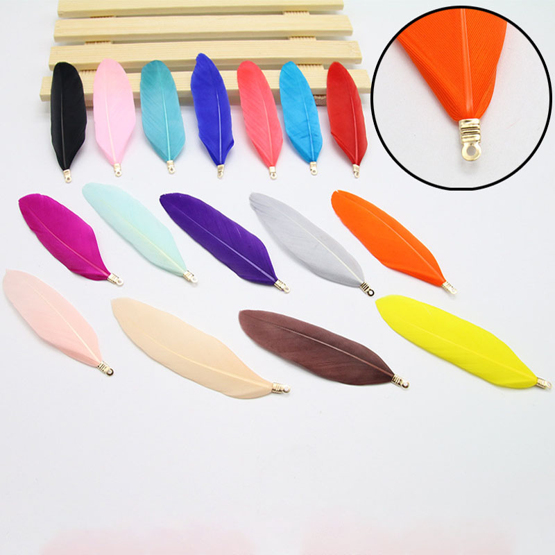 20Pcs Natural Goose Feather Ch - Art Craft Activity 评论和价格