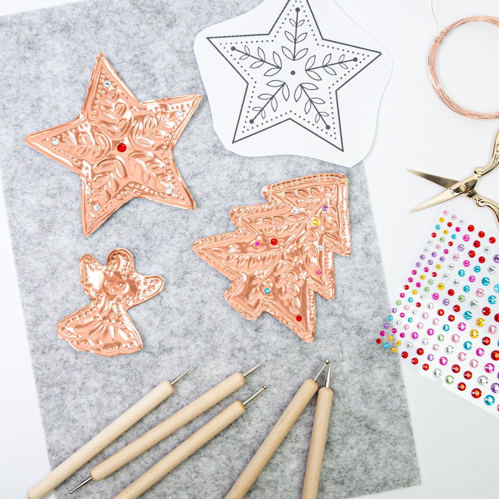 Embossing Foil 8 Pieces Alumin - Art Craft For Christmas 评论和价格