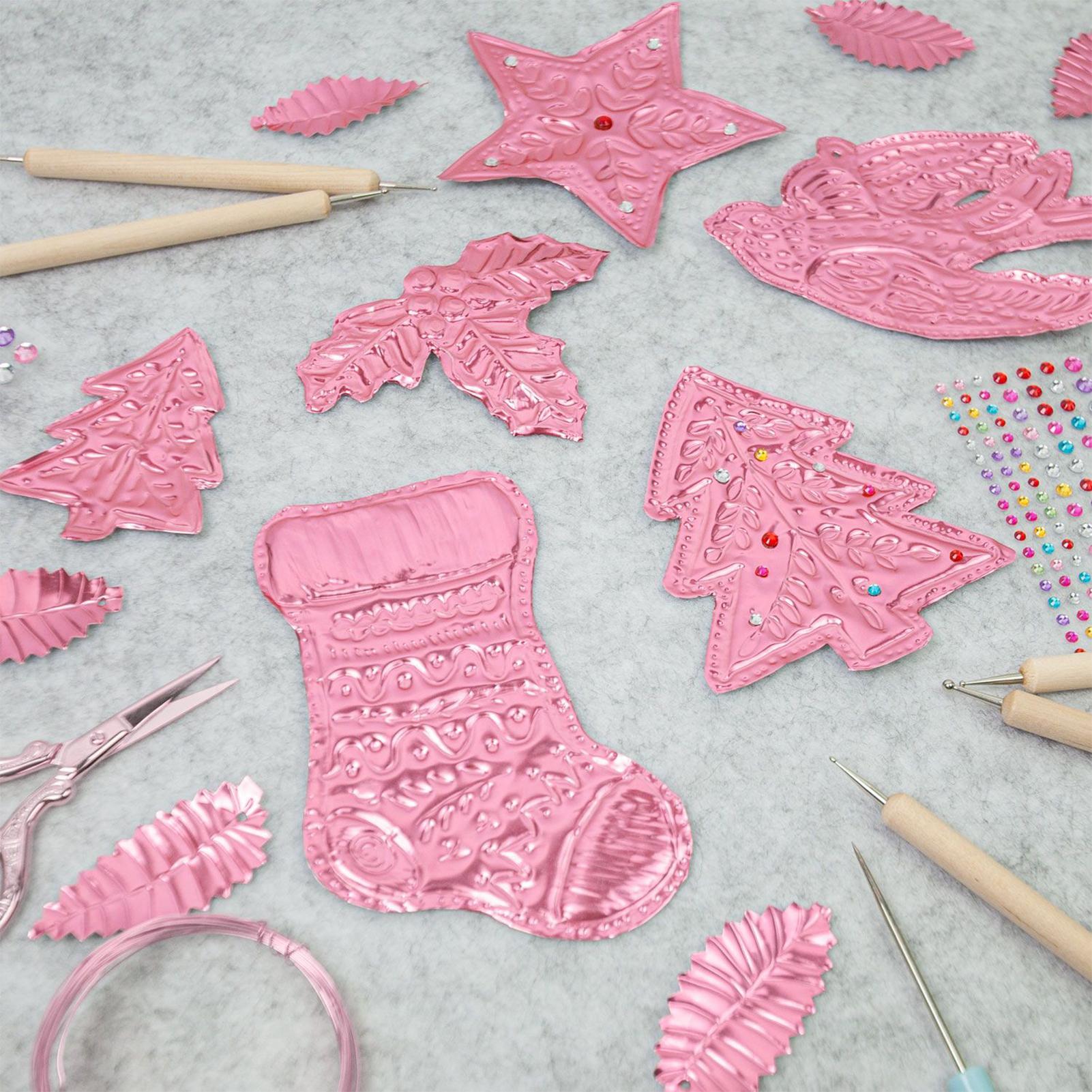 Embossing Foil 8 Pieces Alumin - Art Craft For Christmas 评论和价格