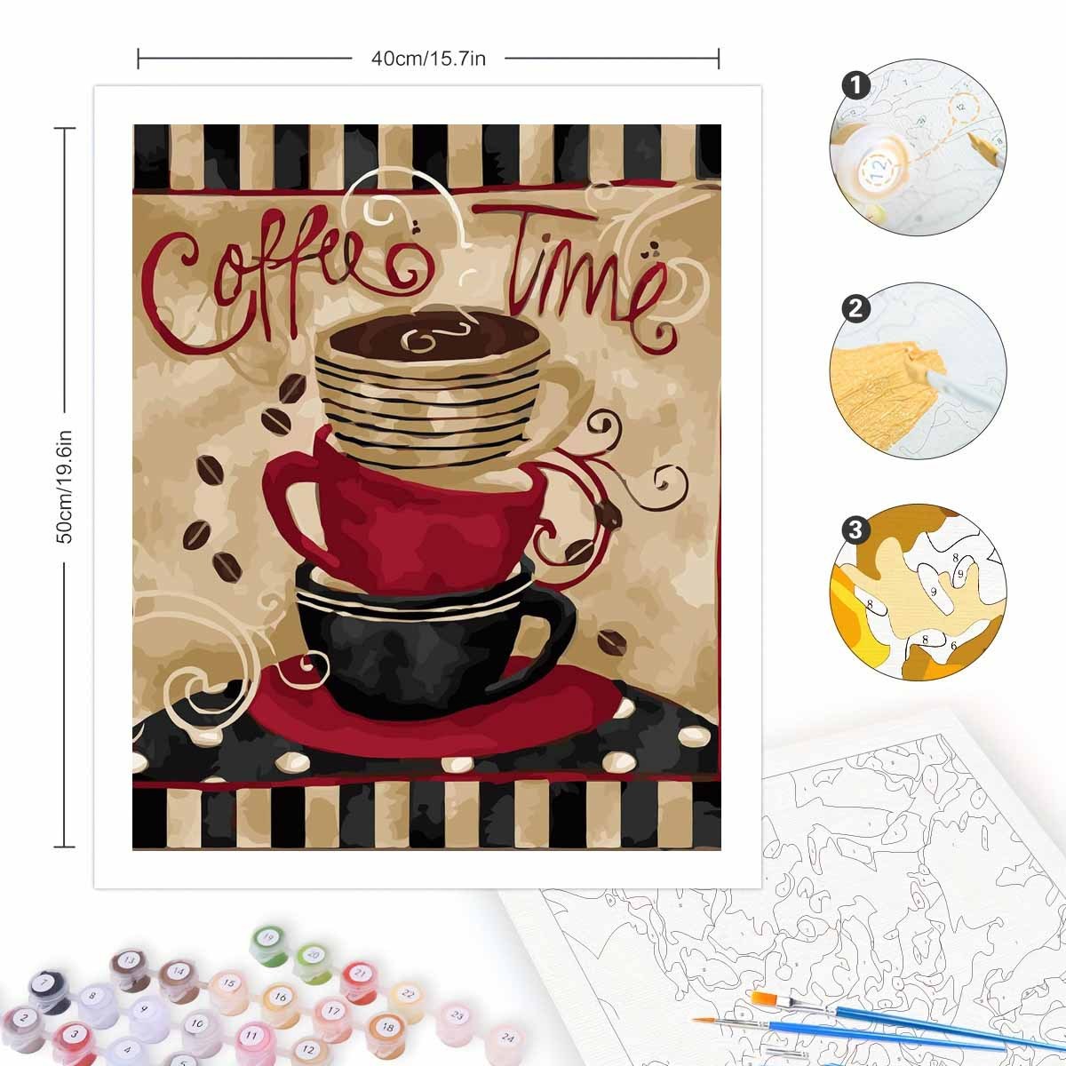 Paint By Numbers Kit for Adult - Art Craft Cup 评论和价格