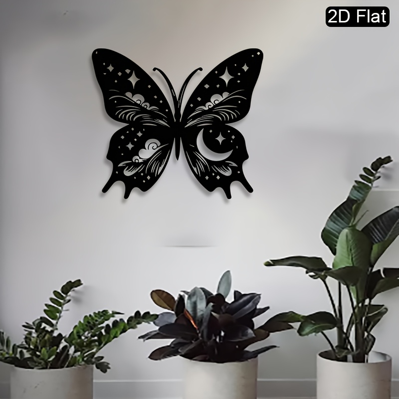 CIFBUY Metal Wall Art Moon But - Art Craft Night 评论和价格