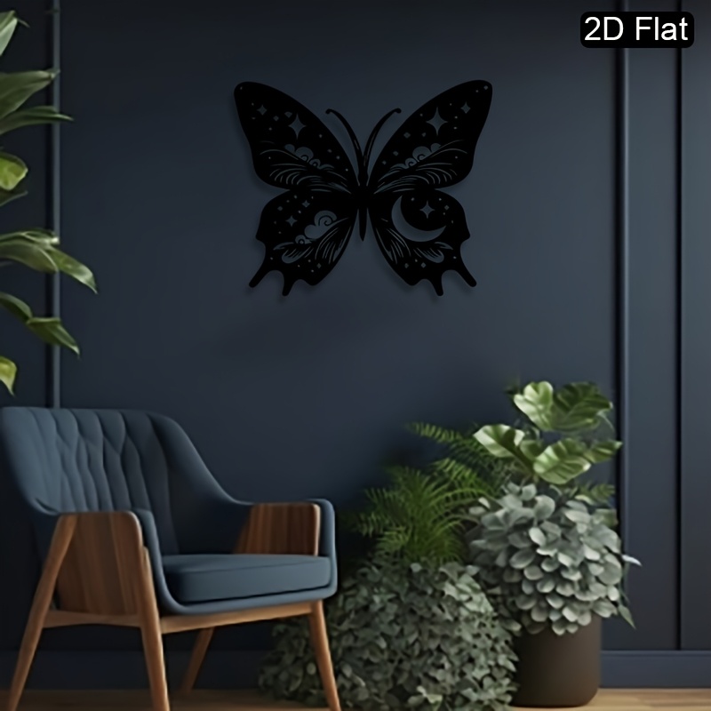 CIFBUY Metal Wall Art Moon But - Art Craft Night 评论和价格