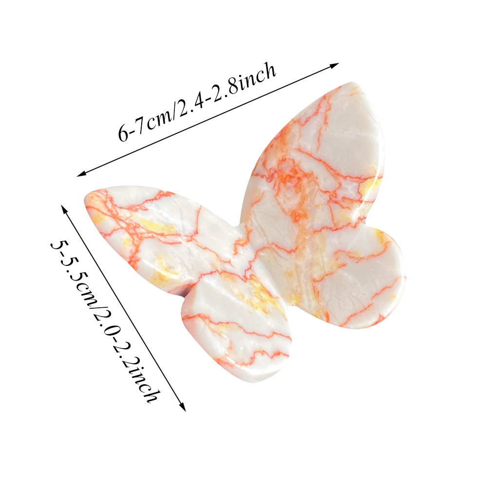 1pc Hand-Carved 3D Crystal But - Art And Craft For Mother'S Day 评论和价格
