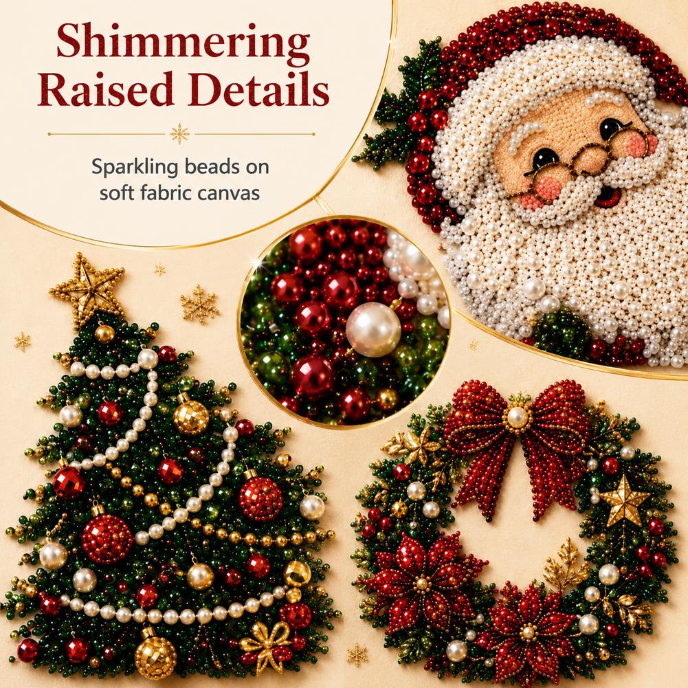 Christmas Santa Claus Pearl Ar - Art Craft For Christmas 评论和价格