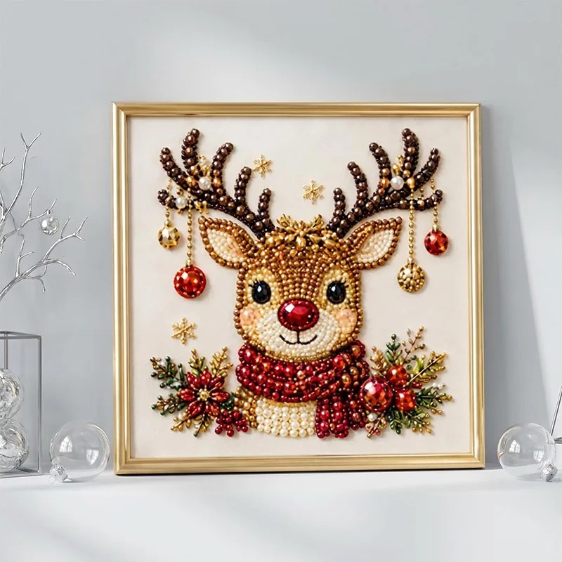 Christmas Pearl Diamond Painti - Art Craft For Christmas 评论和价格