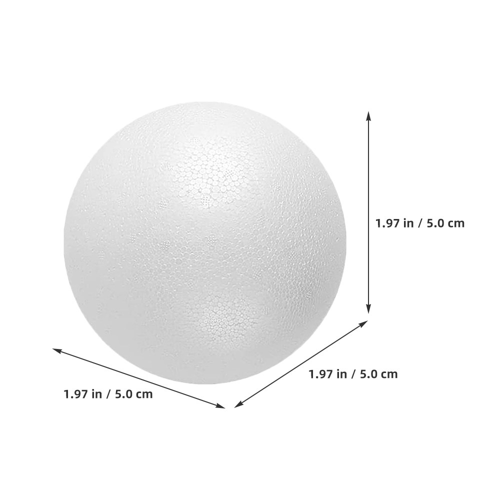 12Pcs Foam Balls White Polysty - Art Craft For Christmas 评论和价格