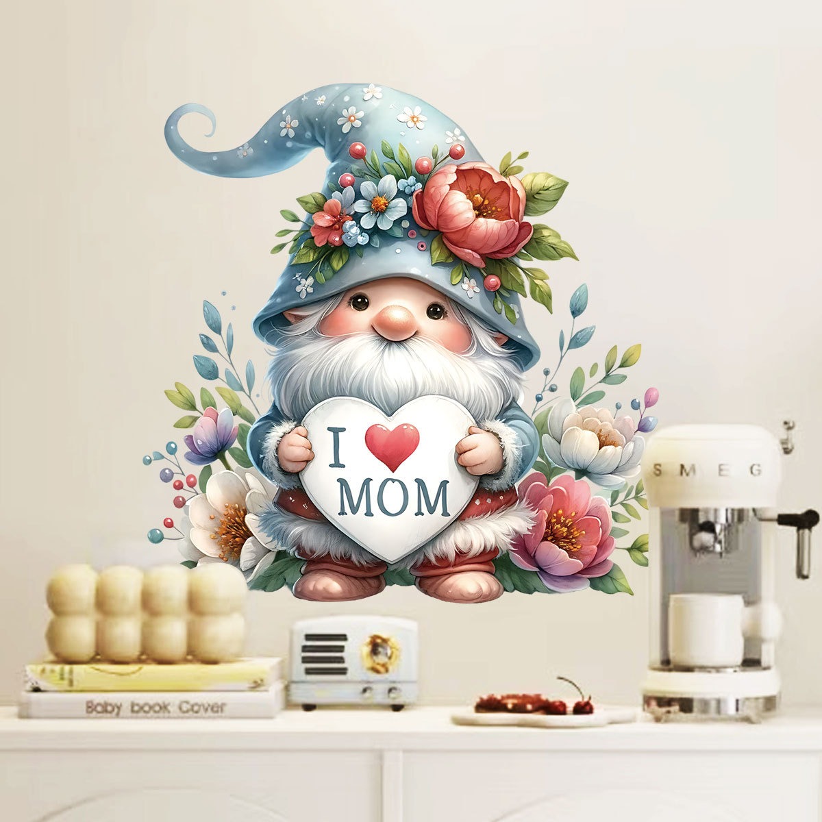 Mother Day Wall Stickers Cute  - Art And Craft For Mother'S Day 评论和价格