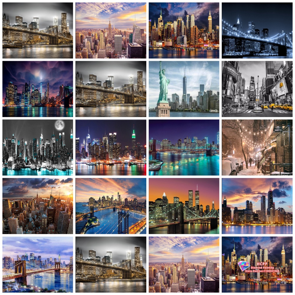 Cityscape Night Scene Diamond  - Art Craft Night 评论和价格