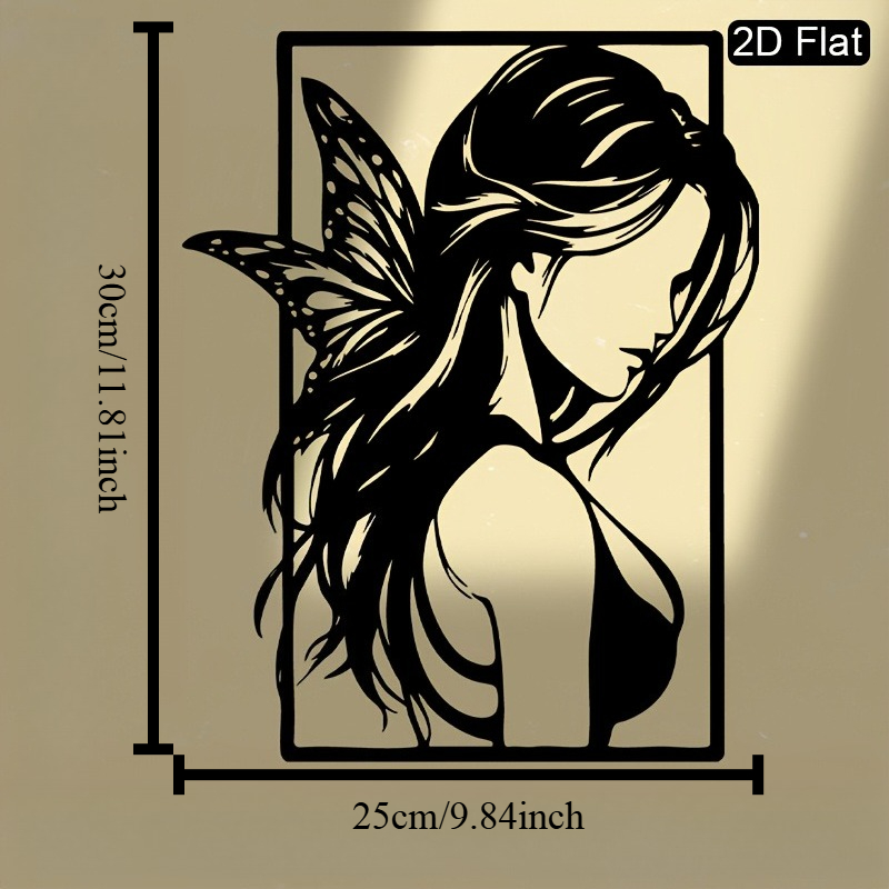 CIFBUY Fairy Silhouette Metal  - Art And Craft Studio 评论和价格