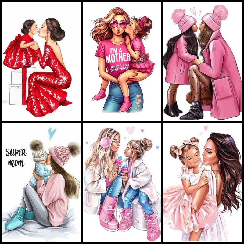 Mother Daughter Art Hobby 5D D - Art And Craft For Mother'S Day 评论和价格