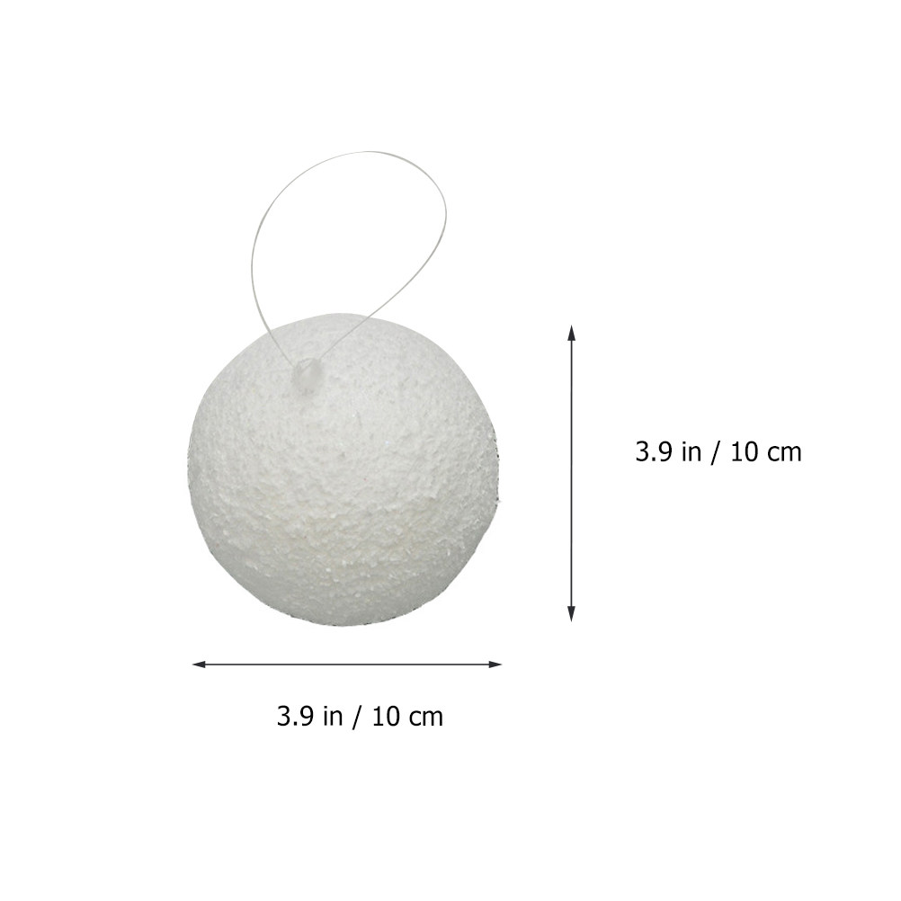 6Pcs White Xmas Set Dense Craf - Art And Craft For Xmas 评论和价格