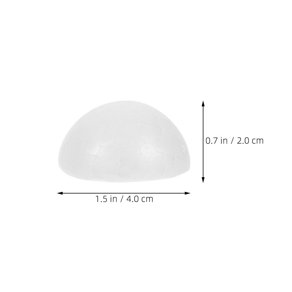 100Pcs Polystyrene Foam White  - Art Craft For Christmas 评论和价格