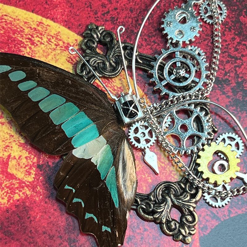 Steampunk Butterfly Frame DIY  - Art Craft Handmade 评论和价格