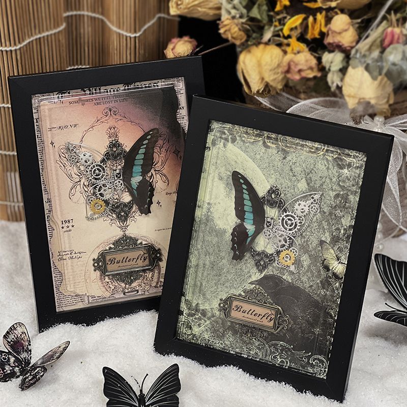 Steampunk Butterfly Frame DIY  - Art Craft Handmade 评论和价格