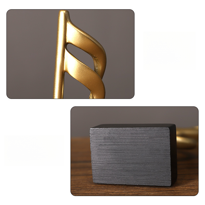 Y Minimalist Resin Music Note  - Art Craft Room Ideas 评论和价格
