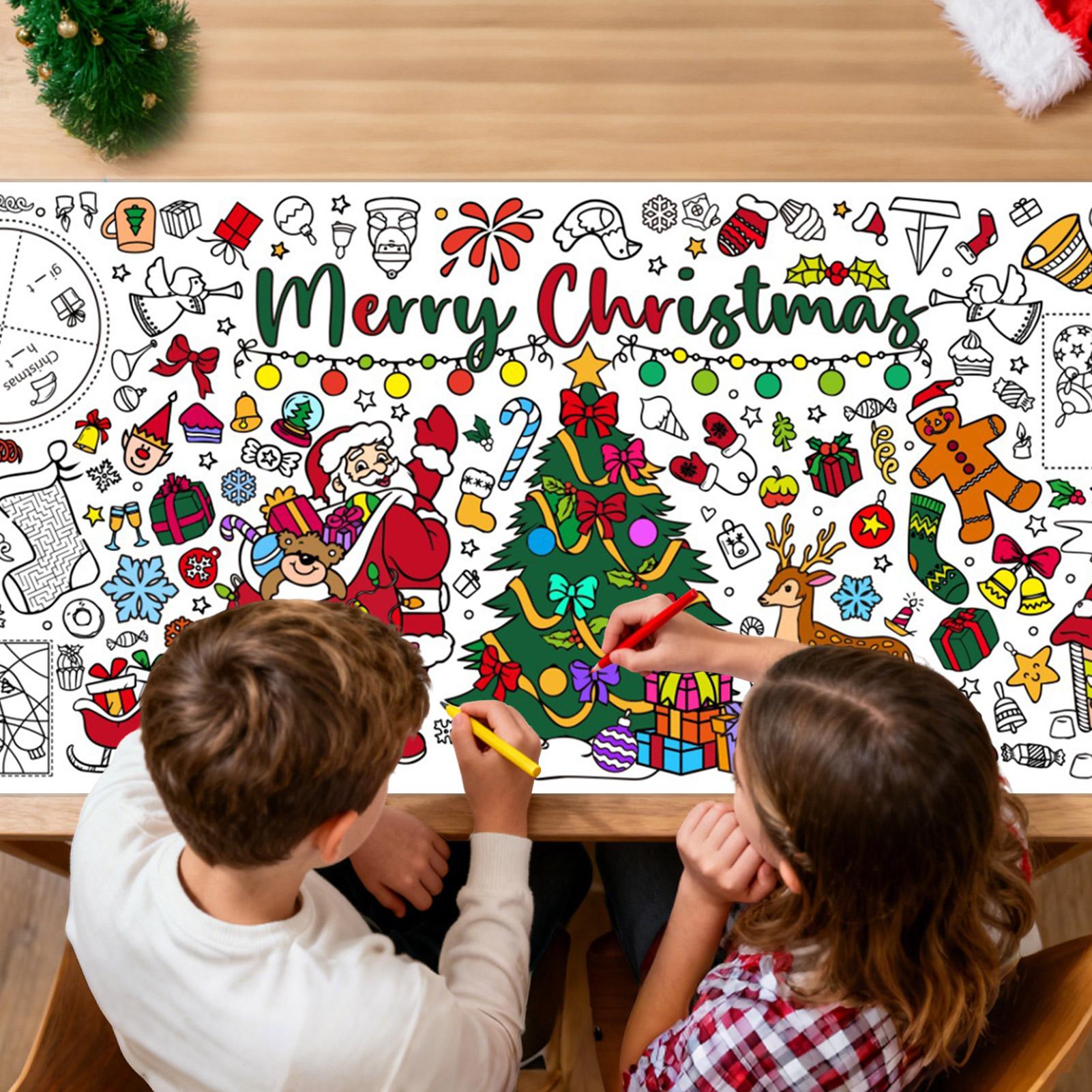 Xmas Giant Coloring PosterBlan - Art And Craft For Xmas 评论和价格