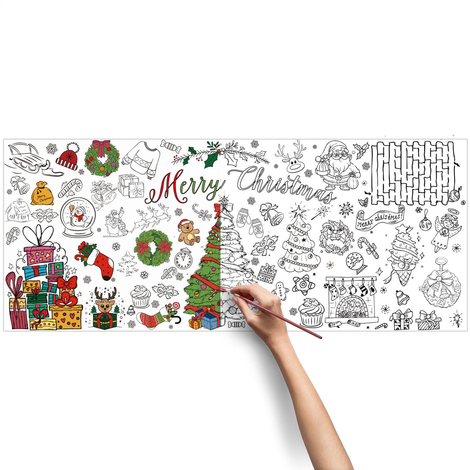 Xmas Giant Coloring PosterBlan - Art And Craft For Xmas 评论和价格