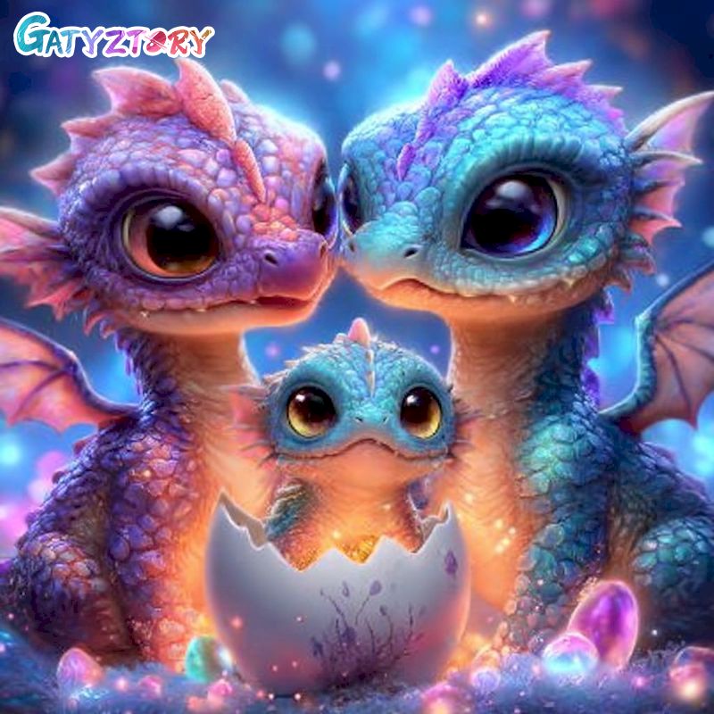 GATYZTORY Diamond Painting Kit - Art Craft Dinosaurs 评论和价格