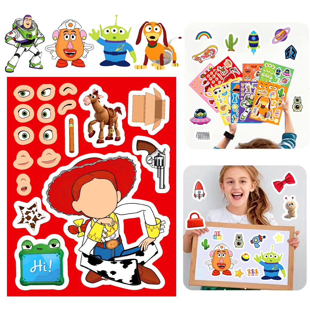 Toy Story 5 Make a Face Sticke - Art Craft Materials 评论和价格