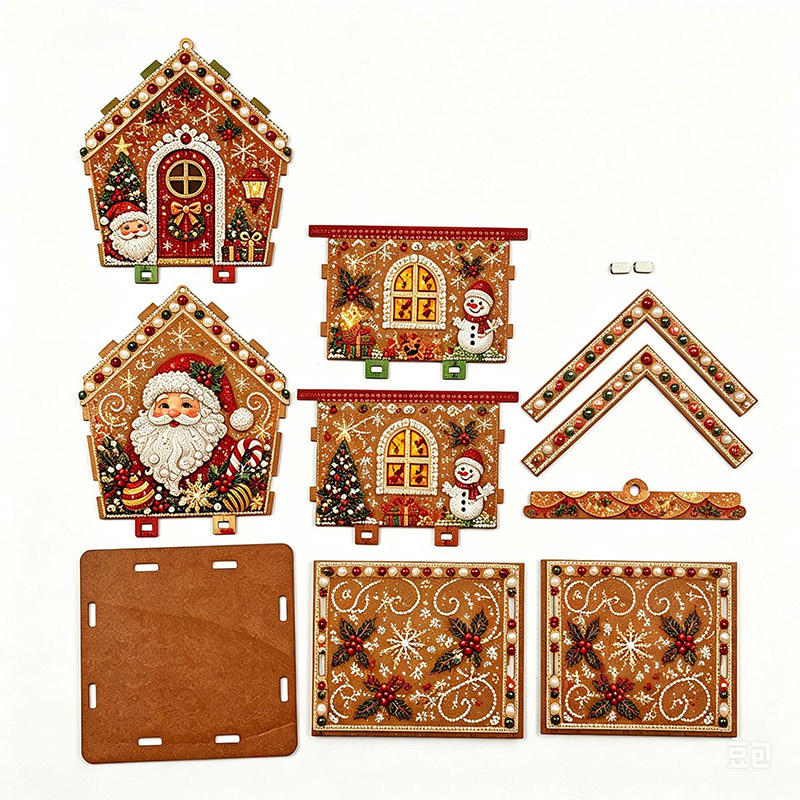 Christmas Cottage Plymagic Diy - Art Craft For Christmas 评论和价格