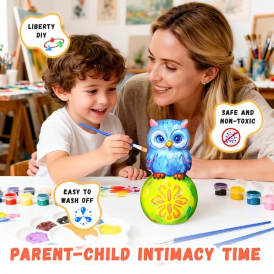 Paint Your Own Lamp Kit, Arts  - Art Craft Night 评论和价格