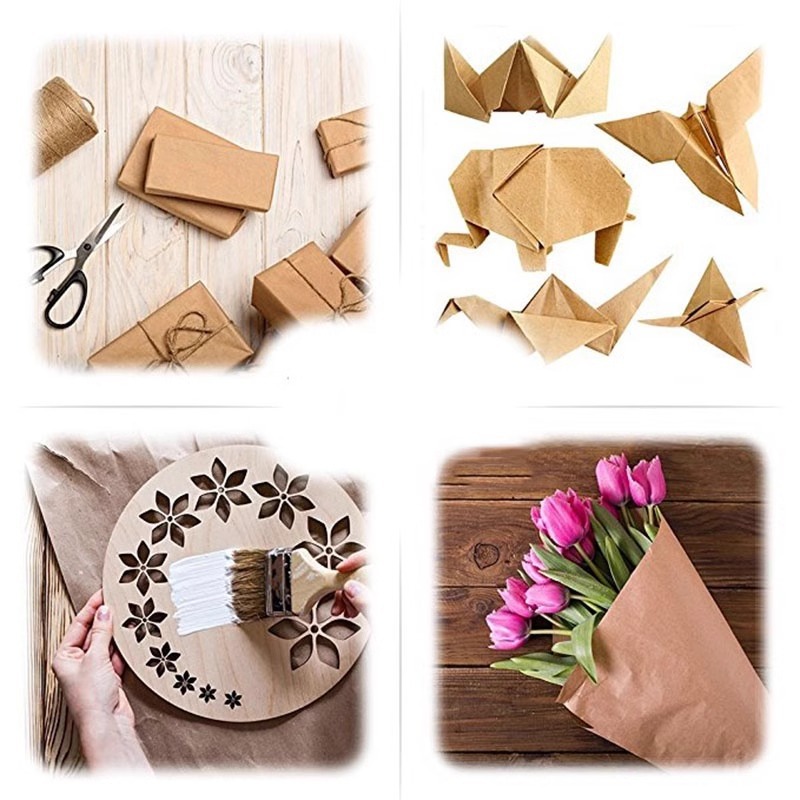 Brown Kraft Paper Ideal For Gi - Art Craft Recycled Materials 评论和价格