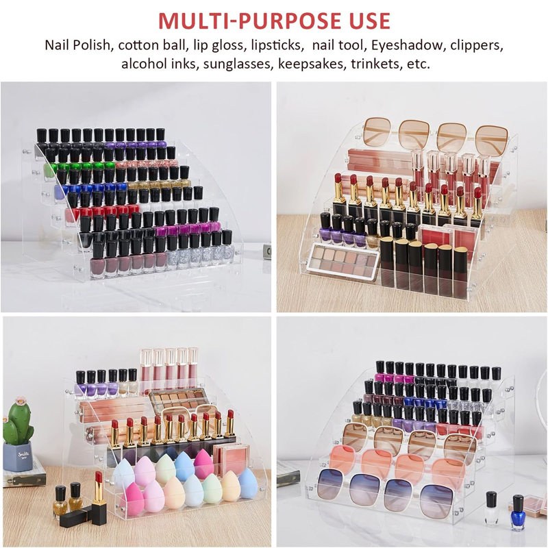 Acrylic Nail Polish Organizer  - Acrylic Pour Paint 评论和价格