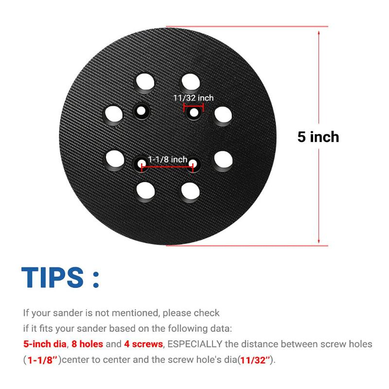1Pcs Replacement Sanding Pad 5 - Art Craft Activity 评论和价格