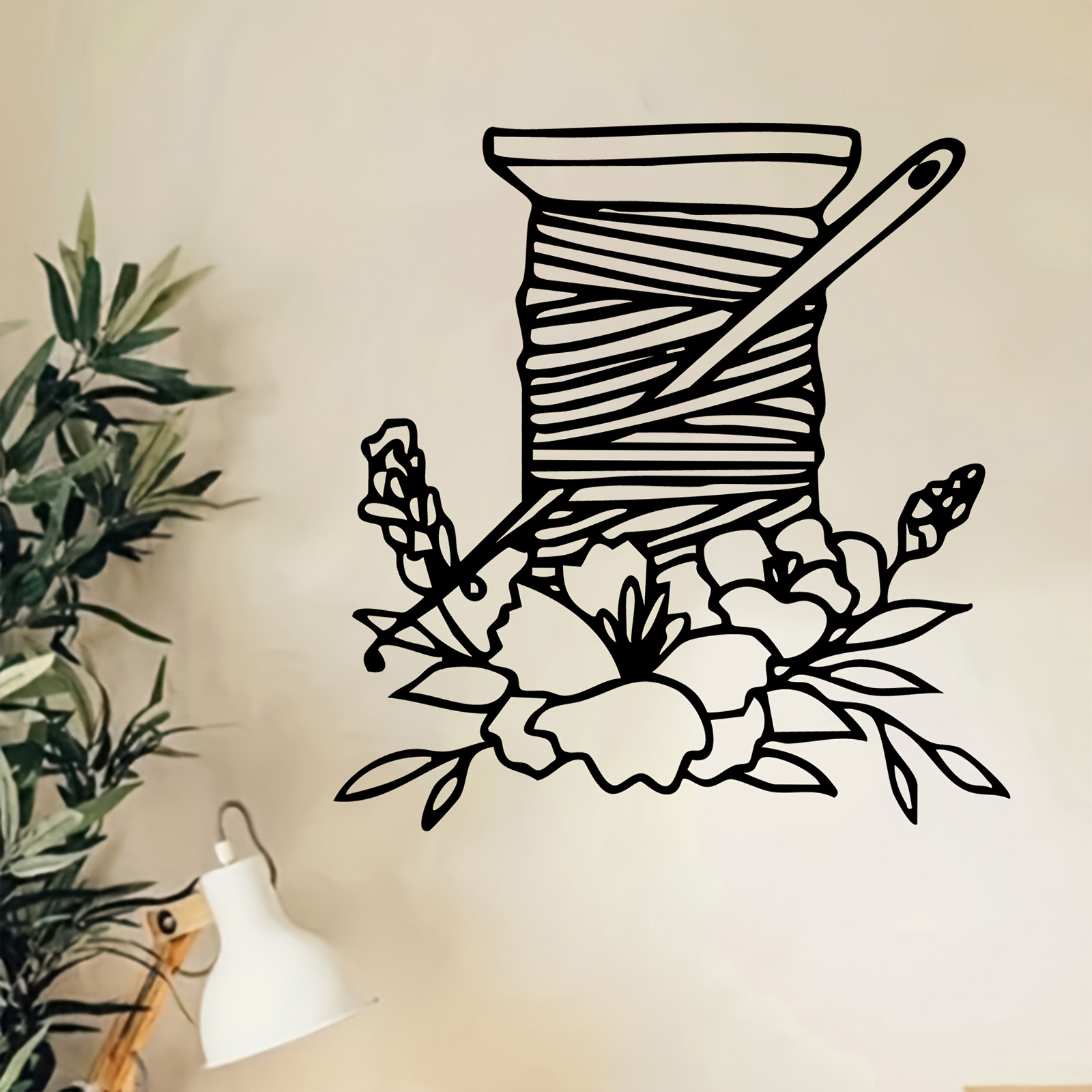Thread Spool Floral Metal Wall - Art And Craft For Mother'S Day 评论和价格