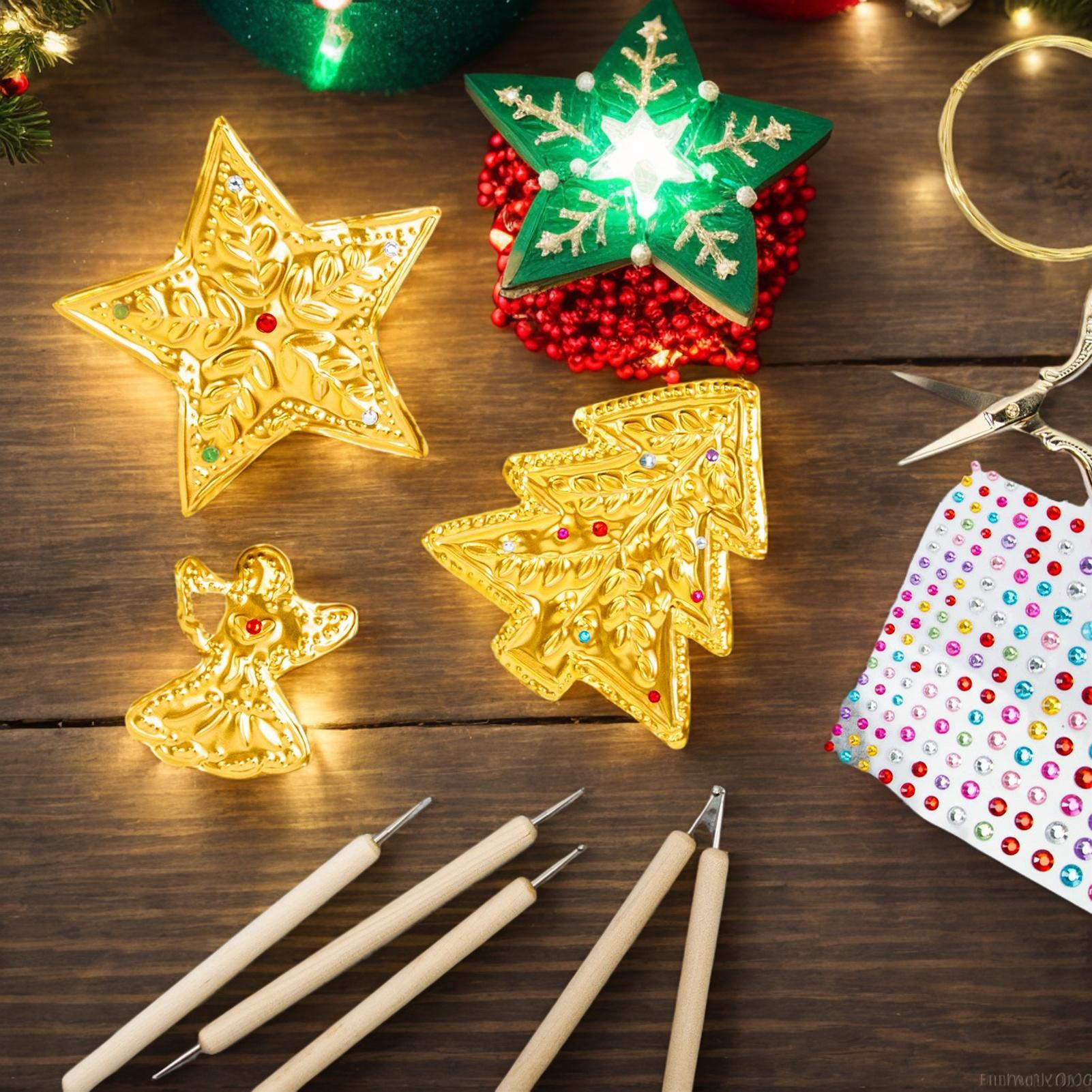 Foil Embossing Art Kit Gold an - Art Craft For Christmas 评论和价格