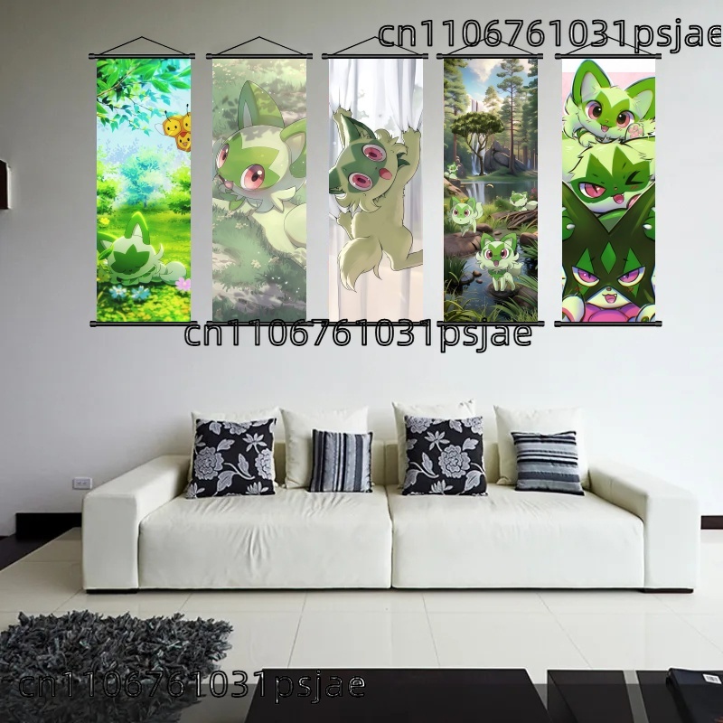 Sprigatito Scroll Art, Well -  - Art Craft And Cloth 评论和价格