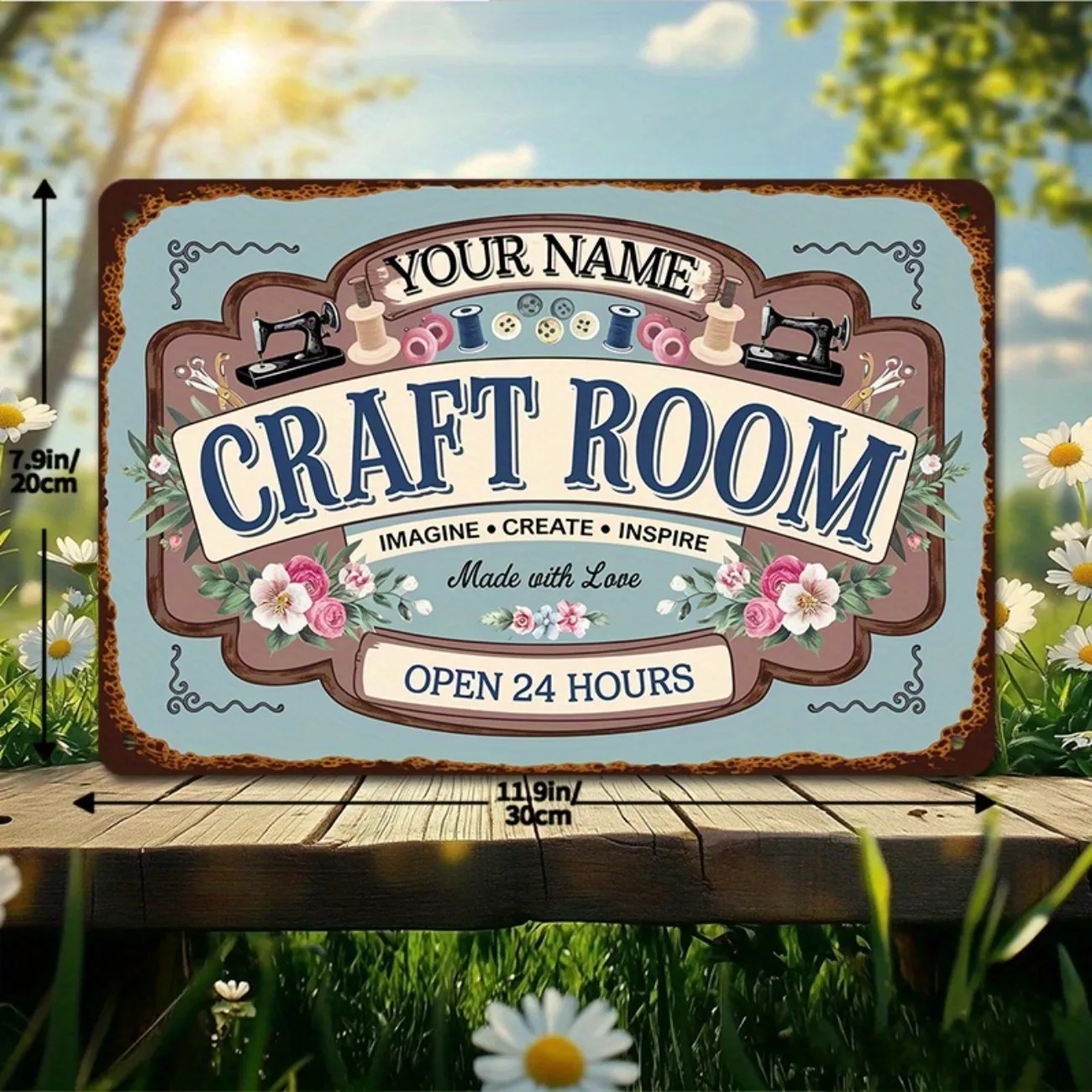 Custom Name Metal Craft Room S - Art And Craft Studio 评论和价格
