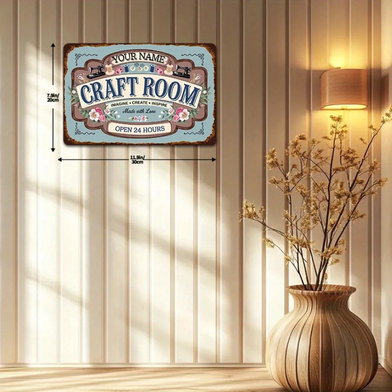 Custom Name Metal Craft Room S - Art And Craft Studio 评论和价格