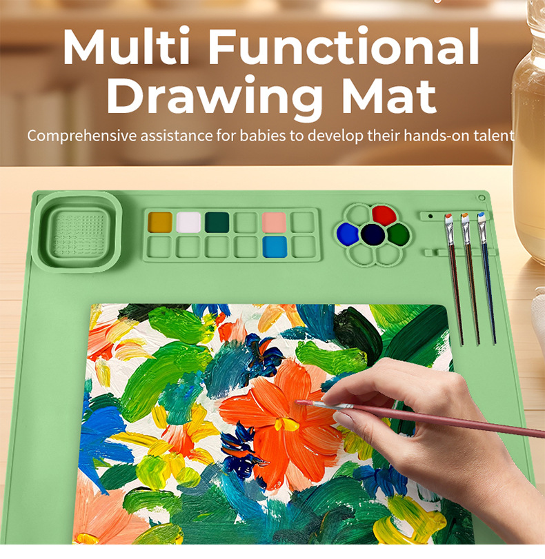 Portable Silicone Painting Mat - Art Craft Cup 评论和价格