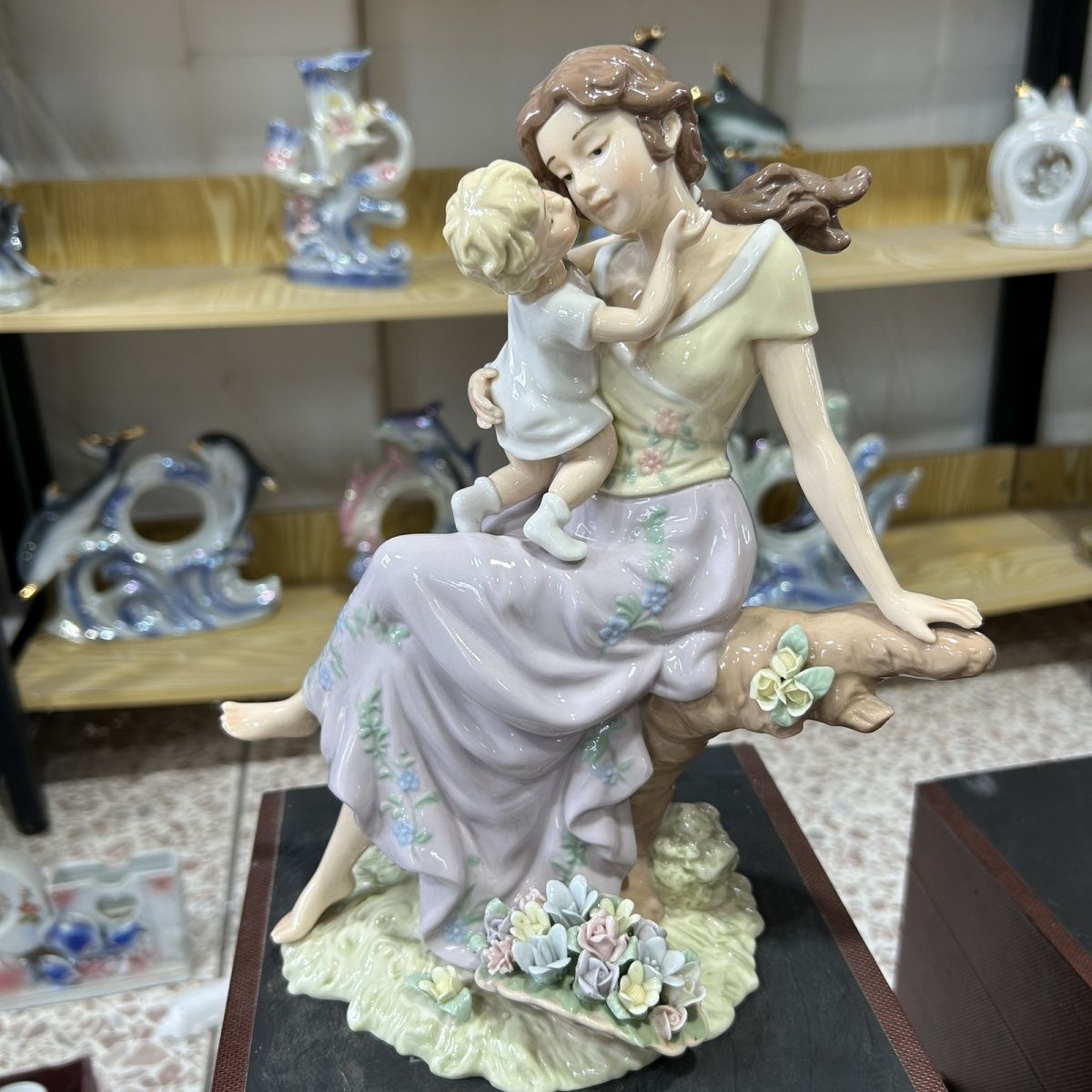 xx-Europe Mother Child Ceramic - Art And Craft For Mother'S Day 评论和价格