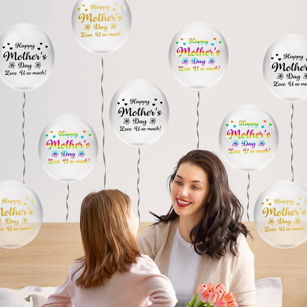 Mother’s Day Party Balloon Sti - Art And Craft For Mother'S Day 评论和价格
