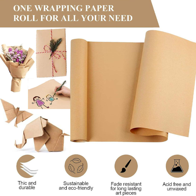 10M Brown Kraft Paper Ideal fo - Art Craft Recycled Materials 评论和价格