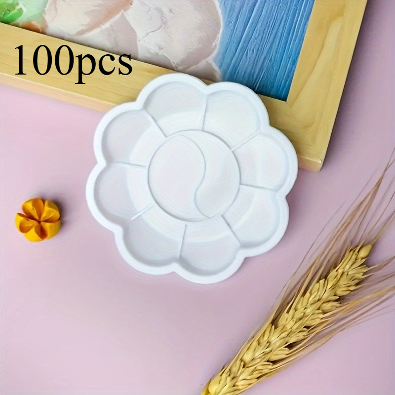 100pcs Disposable Flower Shape - Acrylic Pour Paint 评论和价格