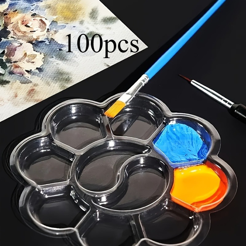 100pcs Disposable Flower Shape - Acrylic Pour Paint 评论和价格