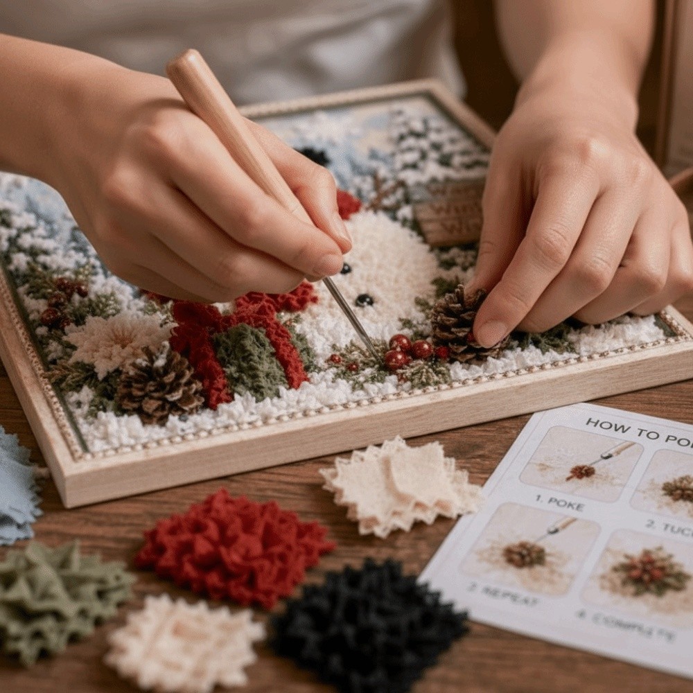 No Sewing Christmas Poke Art E - Art And Craft For Xmas 评论和价格