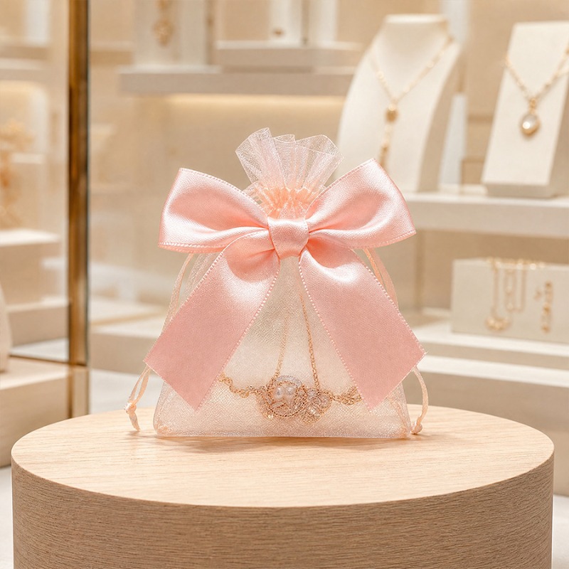 10/20pcs Pink Bow Gift Bags Tr - Art Craft And Cloth 评论和价格