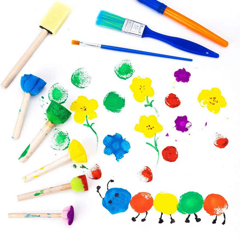 Bulk Painting Sponge & Brush B - Art And Craft Studio 评论和价格