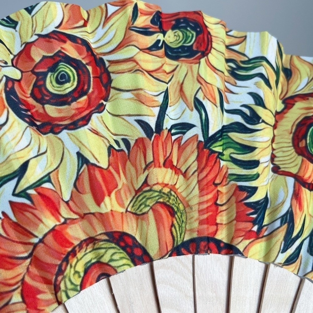 Art Craft Sunflower Folding Fa - Art Craft And Cloth 评论和价格