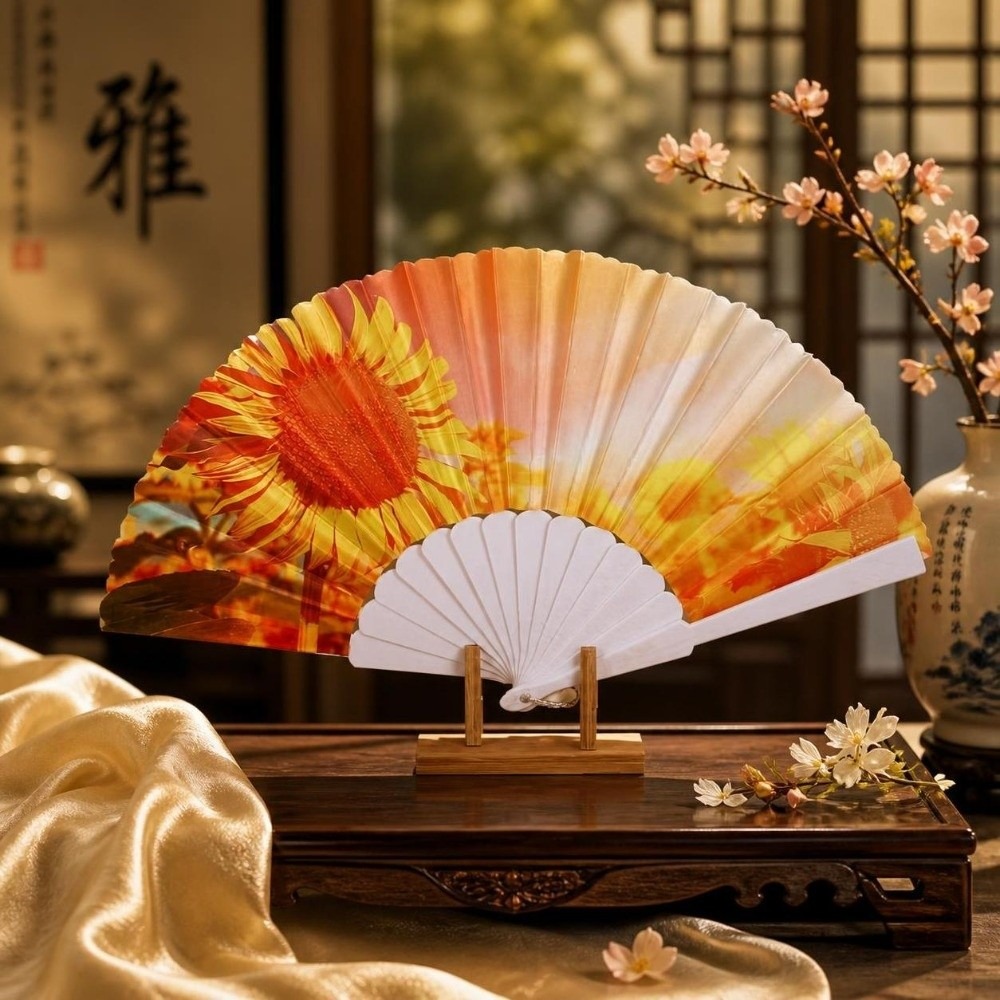 Art Craft Sunflower Folding Fa - Art Craft And Cloth 评论和价格