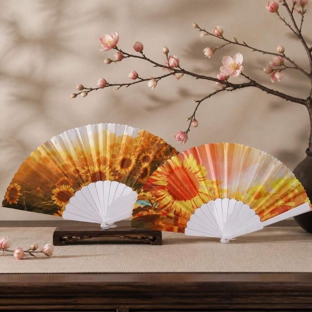 Art Craft Sunflower Folding Fa - Art Craft And Cloth 评论和价格