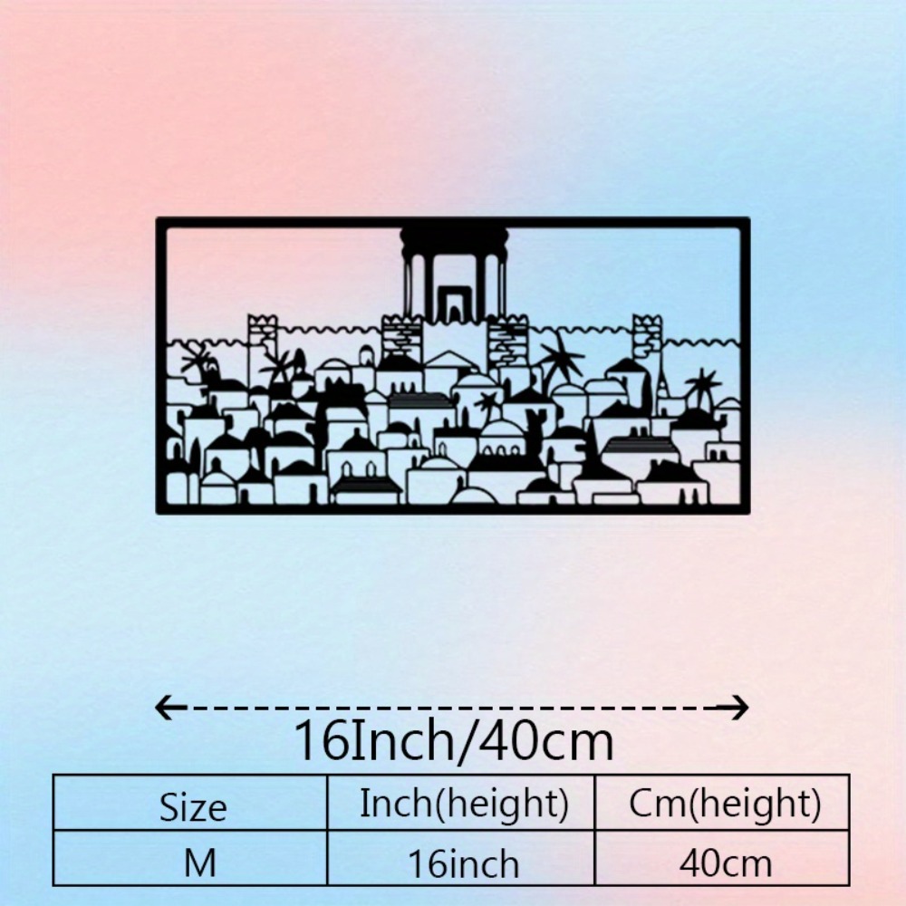 CIFBUY Metal Wall Art Jerusale - Art & Craft Voucher Code 评论和价格